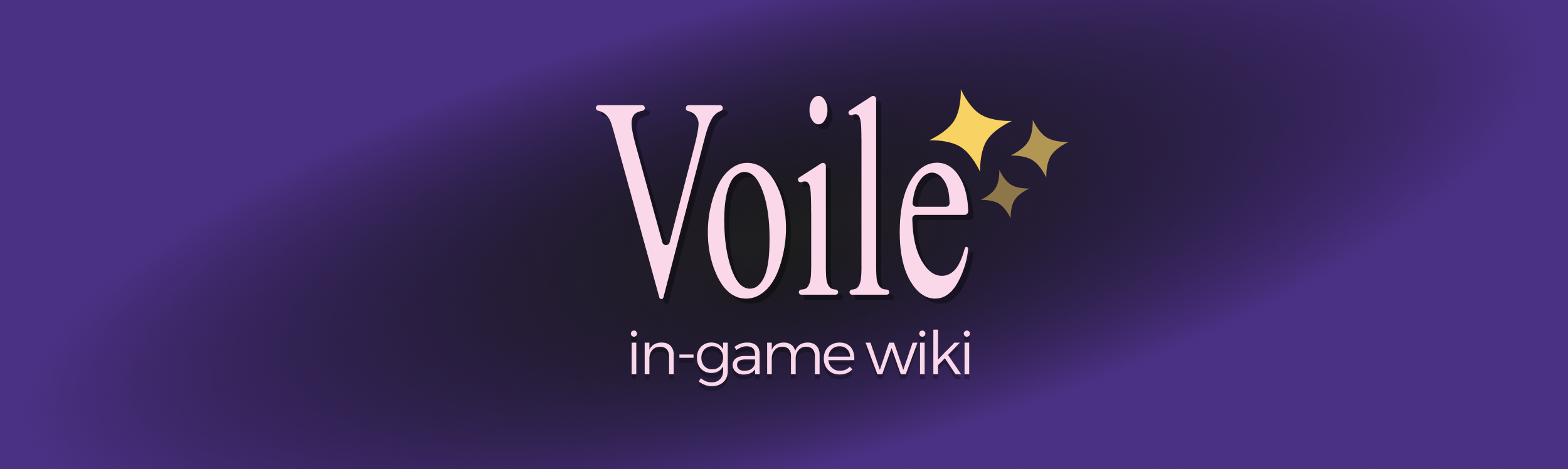 Voile Banner saying Voile, in-game wiki