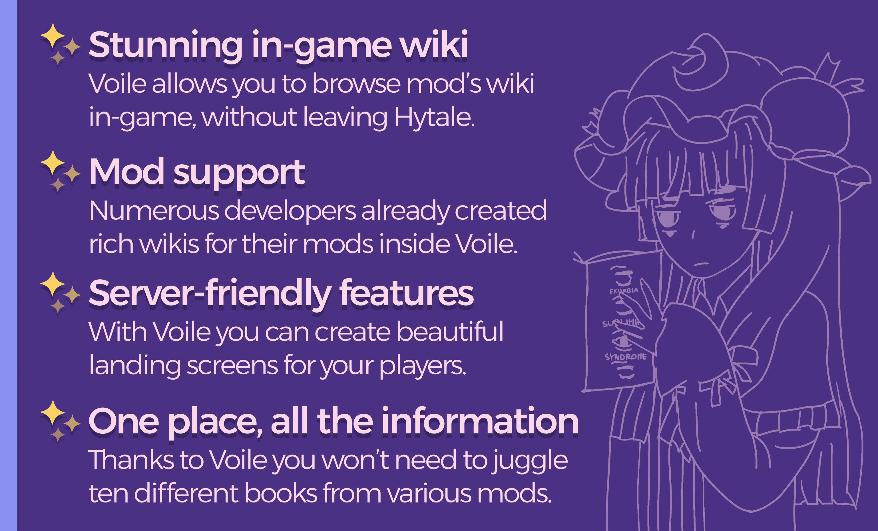 Feature list for Voile