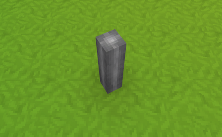 An image displaying a gray shaft with lighter tones in the center giving the feel of metalic materials