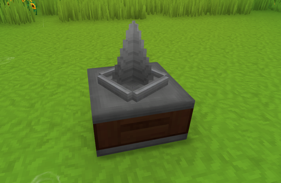 An image displaying the Mechanical Drill pointing upwards